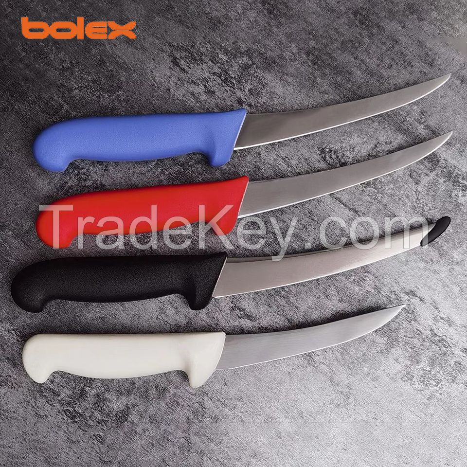 BUTCHERING SUPPLIES CHINA CHINO CUCHILLO BISTECERO CARNICERO BUTCHER KNIVES CIMETER STEAK BREAKING KNIFE å± å®°å± å¤«å¼¯çèçæå