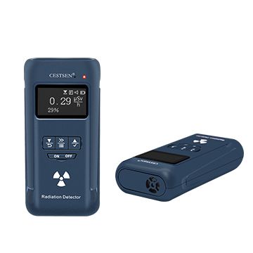 Handheld metal nuclear radiation detector