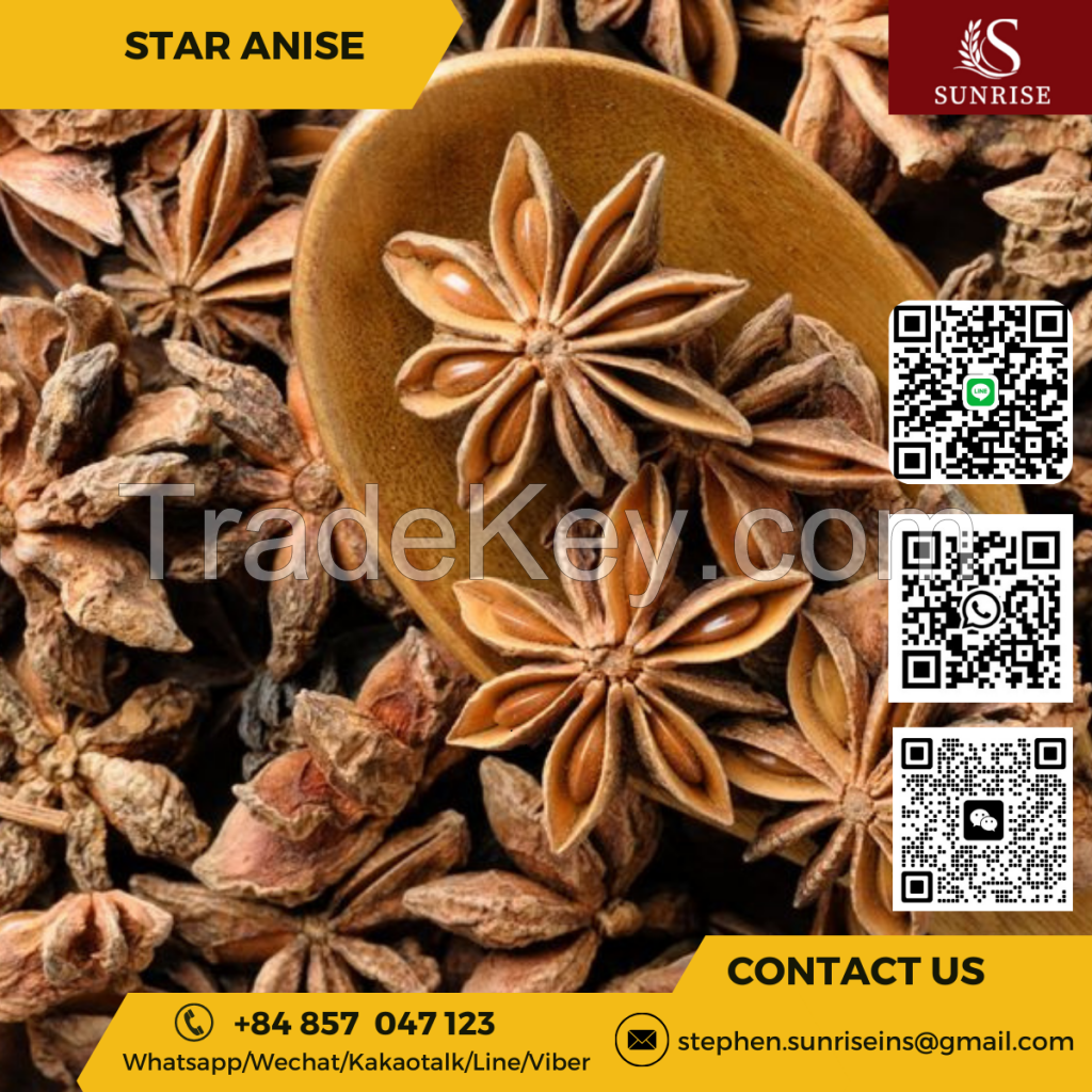 WHOLE STAR ANISE | WARM, CHARACTERISTIC FLAVOR