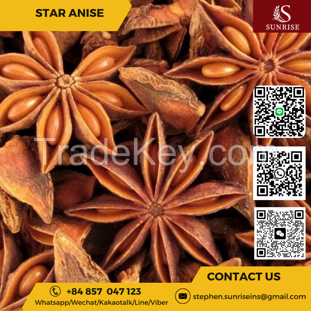 WHOLE STAR ANISE | WARM, CHARACTERISTIC FLAVOR