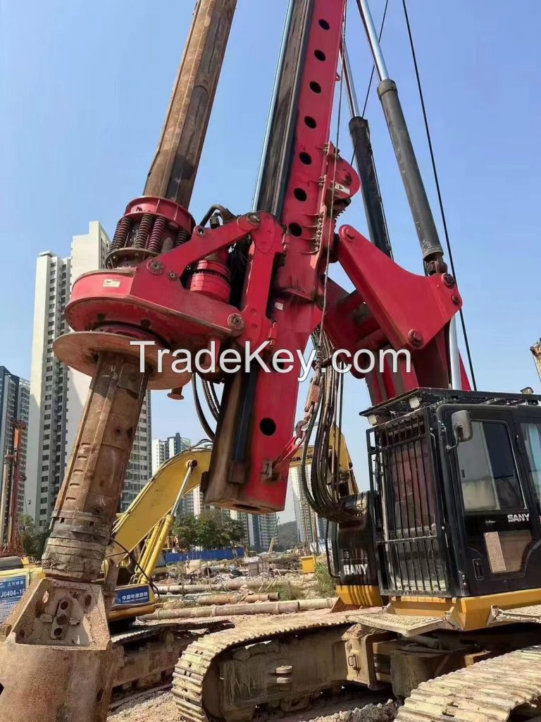 Sany 285 rotary drilling excavator used rotary drilling excavator