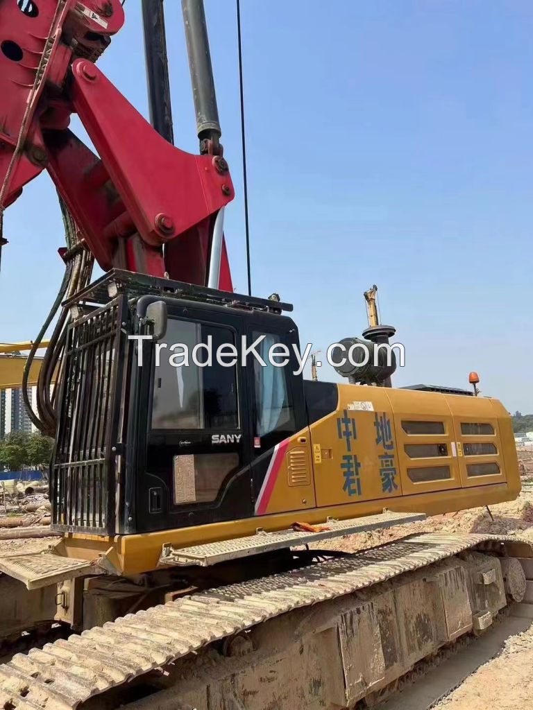 Sany 285 rotary drilling excavator used rotary drilling excavator