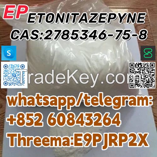 ETONITAZEPYNE  CAS:2785346-75-8 whatsapp/telegram:+852 60843264 Threema:E9PJRP2X