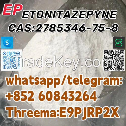 ETONITAZEPYNE  CAS:2785346-75-8 whatsapp/telegram:+852 60843264 Threema:E9PJRP2X