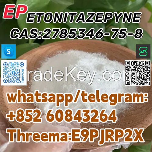 ETONITAZEPYNE  CAS:2785346-75-8 whatsapp/telegram:+852 60843264 Threema:E9PJRP2X