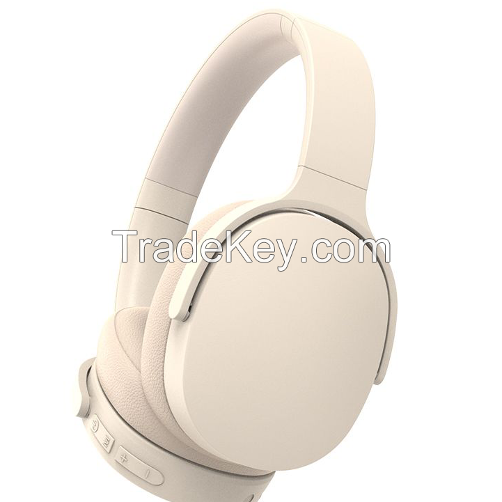 03 Chele White Musical Over-the-head headphones