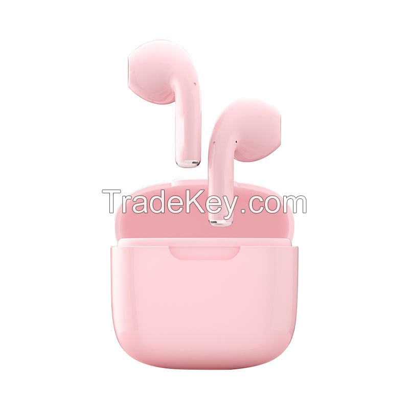 Pink mini  bluetooth headphones