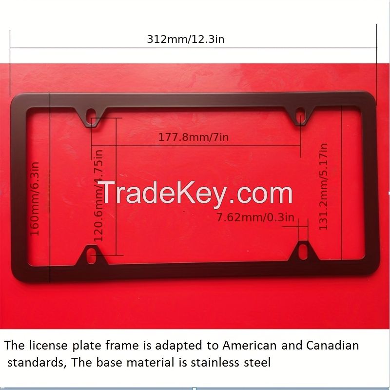 License plate frame