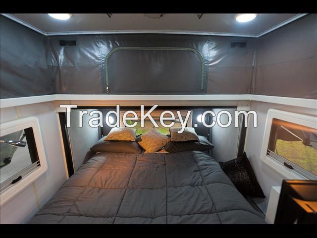 Customized 12FT off Road Caravan Pop Roof Camping Trailer