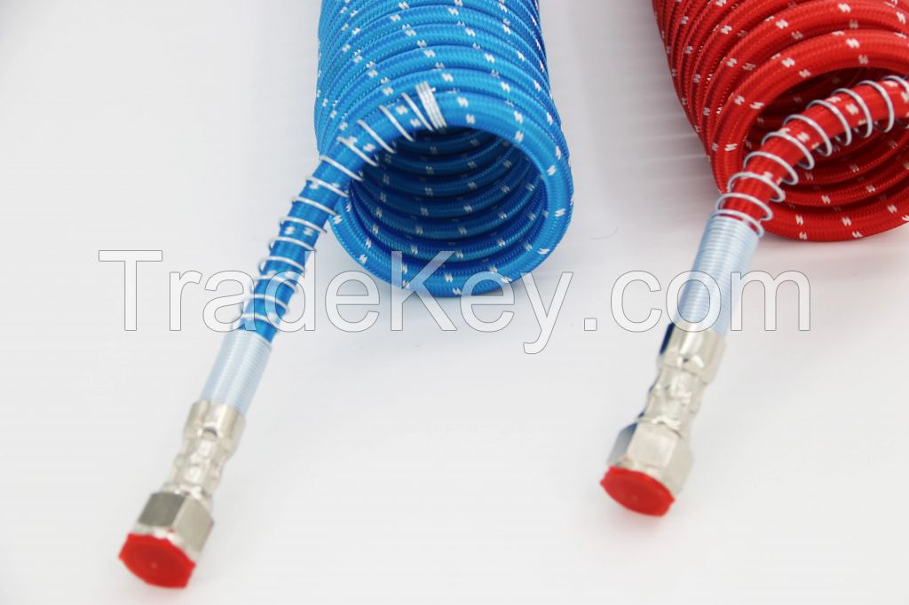 High quality nylon outer braided double explosion-proof trailer hose