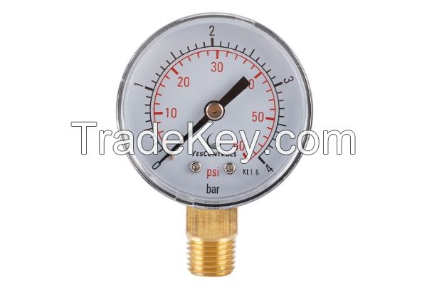 0 To 15 Psi Pressure Gauge, 0~1 Bar