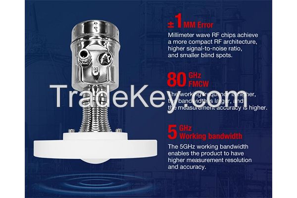 80 GHZ ADVANCED RADAR LEVEL TRANSMITTERS