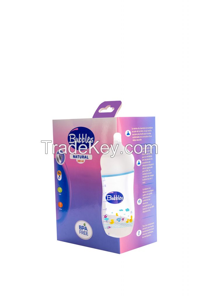 Natural Baby Feeding Bottle with Hand 280ml