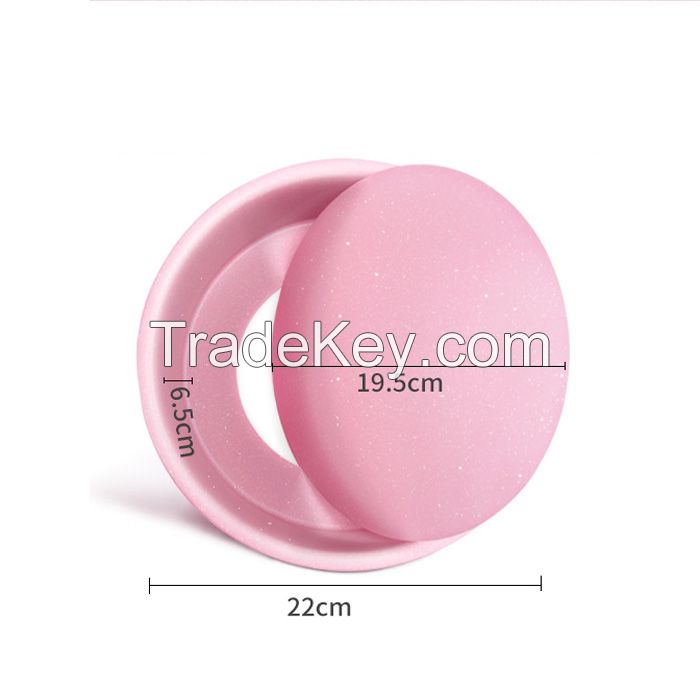 Pink carbon steel cake baking molds metal cake bakeware rectangle toast loaf pan pizza pans