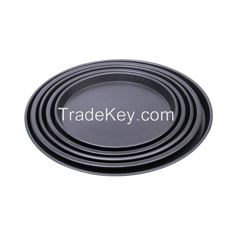 Carbon steel Pizza Pan round pie baking pan Kitchen baking supplies oven pizza tray