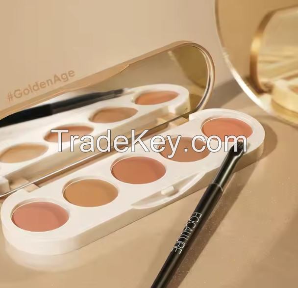 FOCALLURE FA299 smooth 5 colors concealer Makeup 5 in 1 Multi Uses Concealer Palette