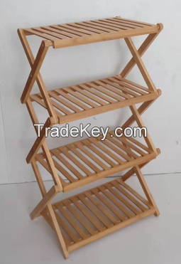 4 tier foldable shelf