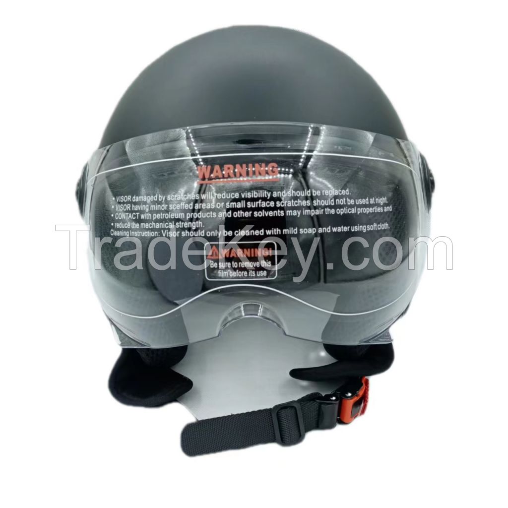 Motorcycle adult half face helmet