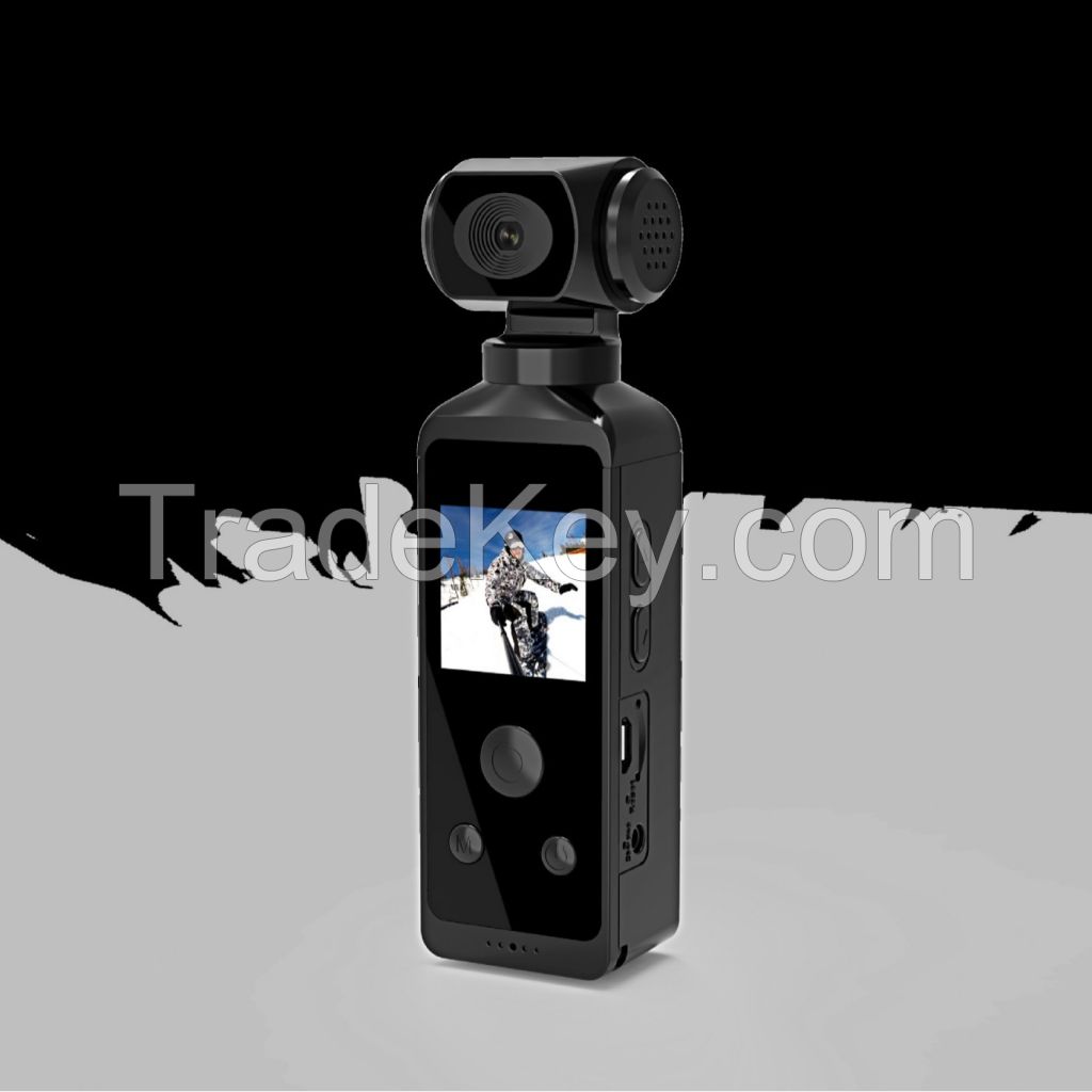 RO10 Black Sports Camera Outdoor Motorcycle Riding Anti-shake Underwater Diving Waterproof Skiing Camera Vlog Digital Sports Camera