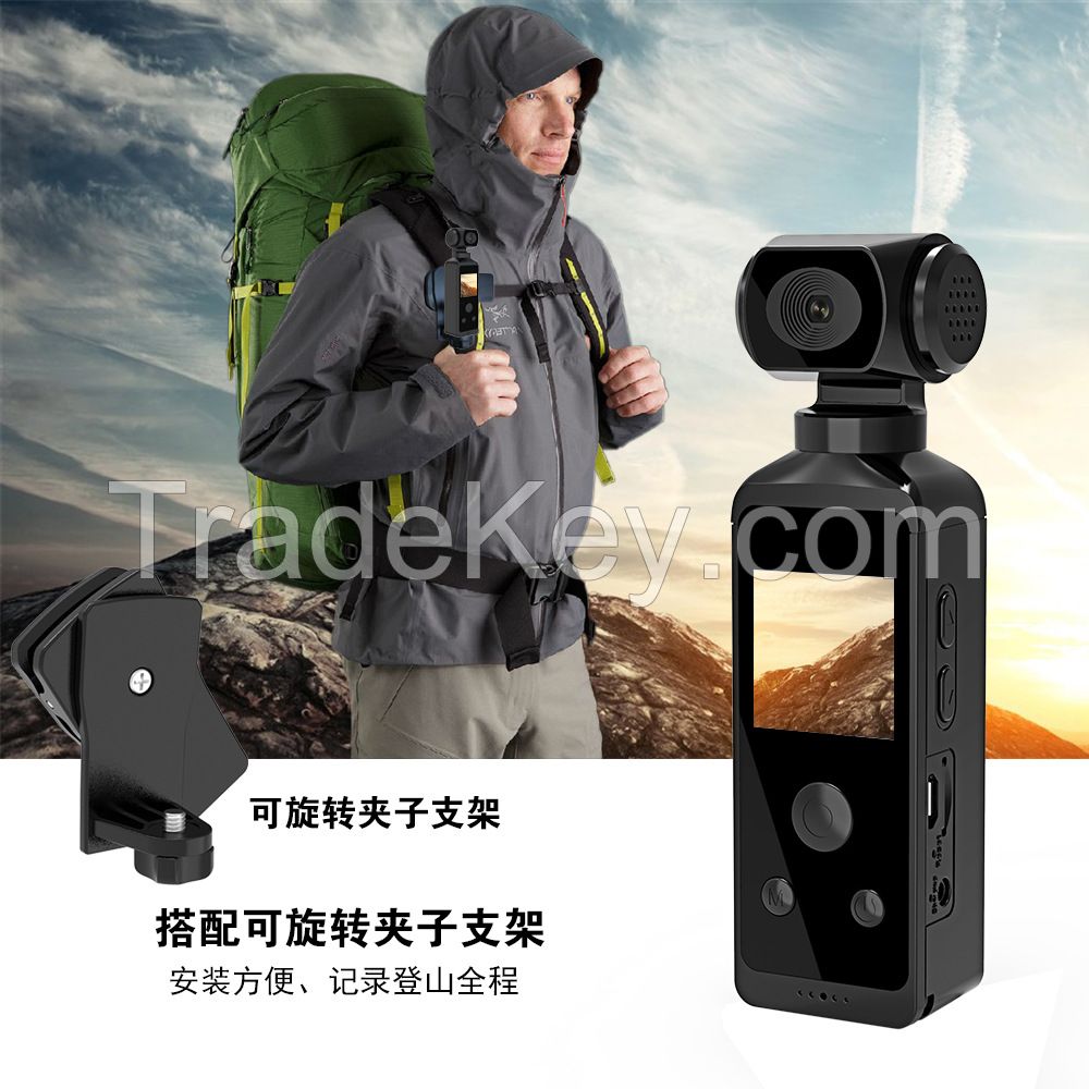 RO10 Black Sports Camera Outdoor Motorcycle Riding Anti-shake Underwater Diving Waterproof Skiing Camera Vlog Digital Sports Camera