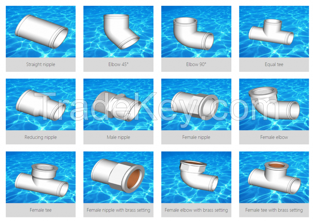 PPR pipe  and fittings