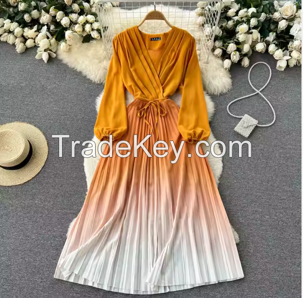 Pleated Dress