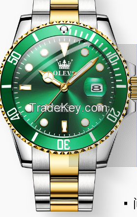 Orles Watches Green Waterproof Ghost Quartz Watch