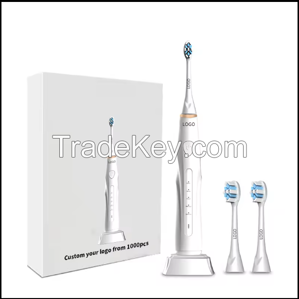 JIDENG electric toothbrush rechargeable battery operated tooth brush smart toothbrush sets custom wholesale sonic automatic electric toothbrush