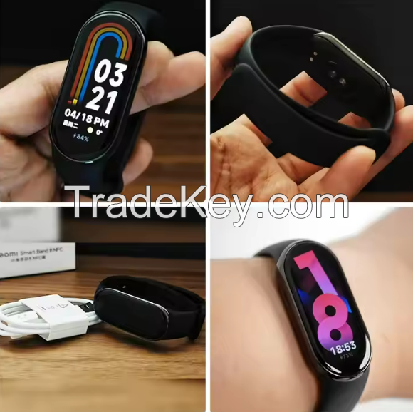 In Stock Kids Smart band 8 Global Original Mi Band 8  GPS Navigation Men, women, Smart Bracelet