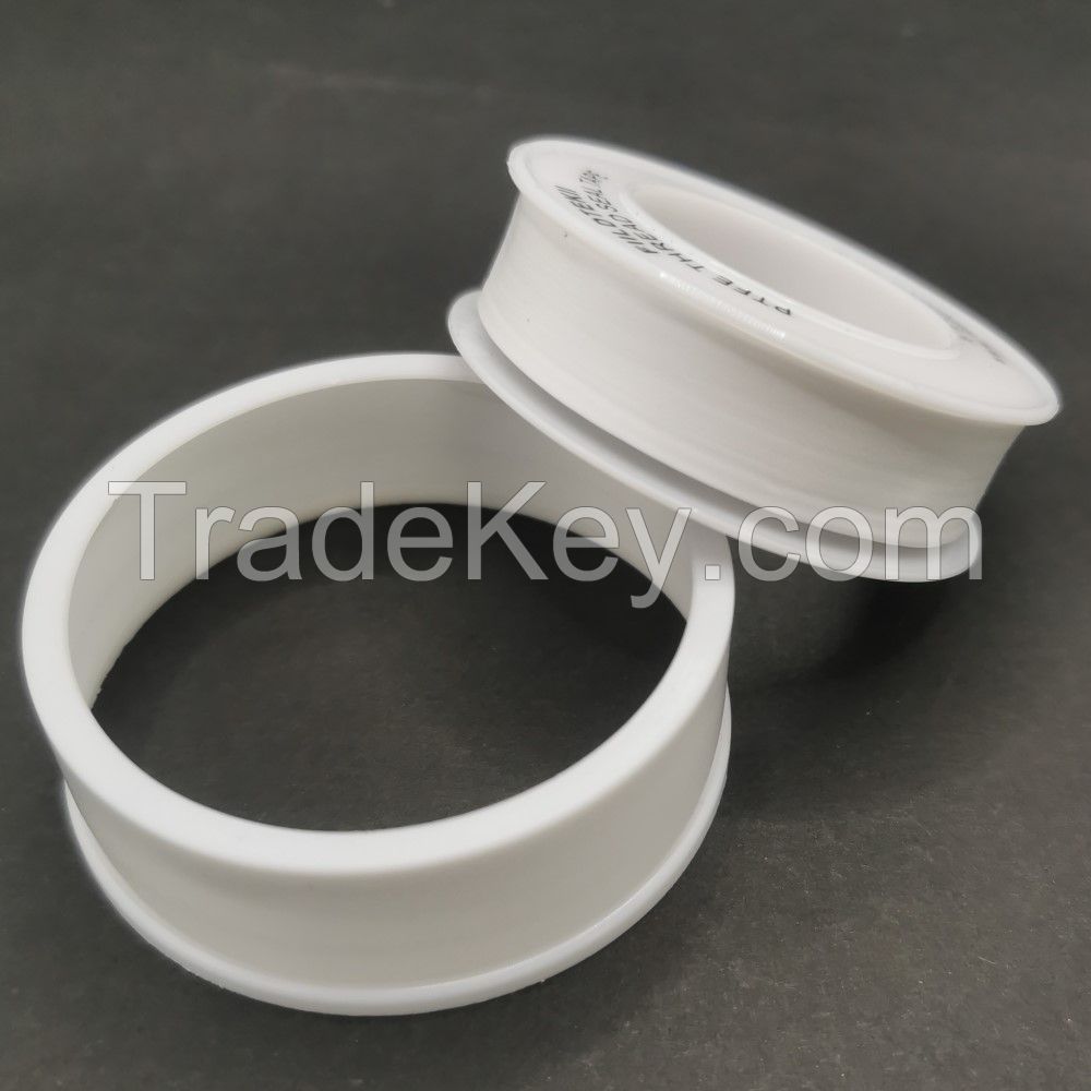 PTFE Plumbing Tape, White Teflon Industrial Thread Sealant for Water and Chemicals, 1/2"Width 400"Length