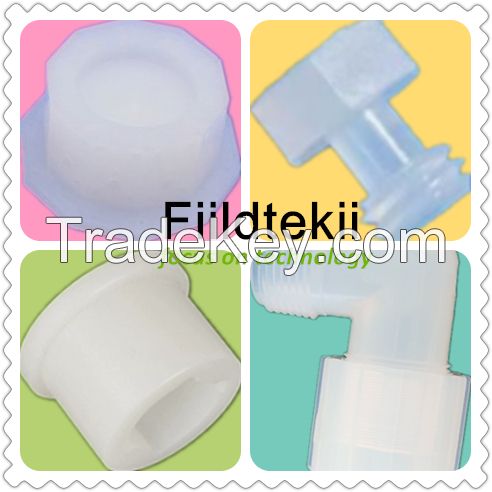 Fluoroplastic CNC machined parts, PFA/PTFE/FEP