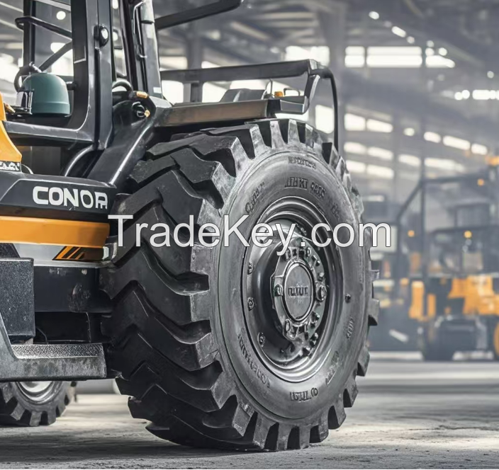 Condor forklift loader semi-solid tires