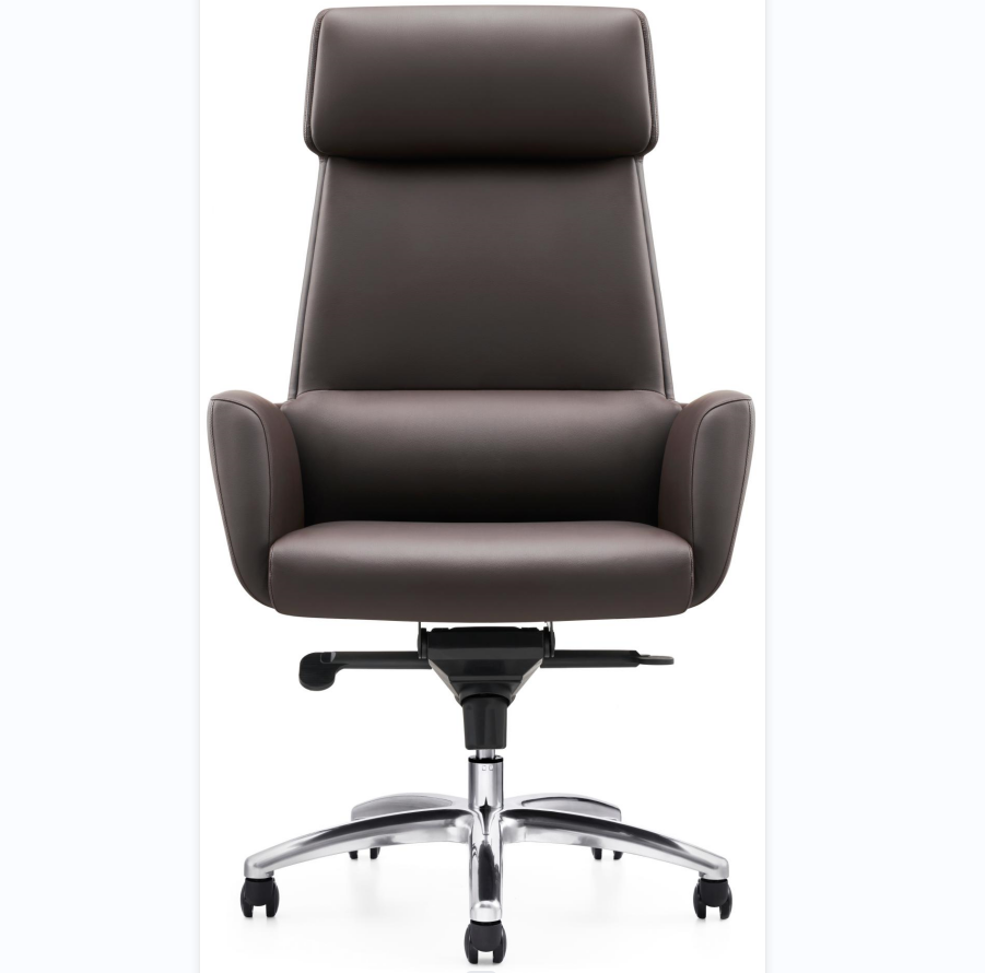 Pu leather chair and real leather chair high back office chair office desk tables furniture