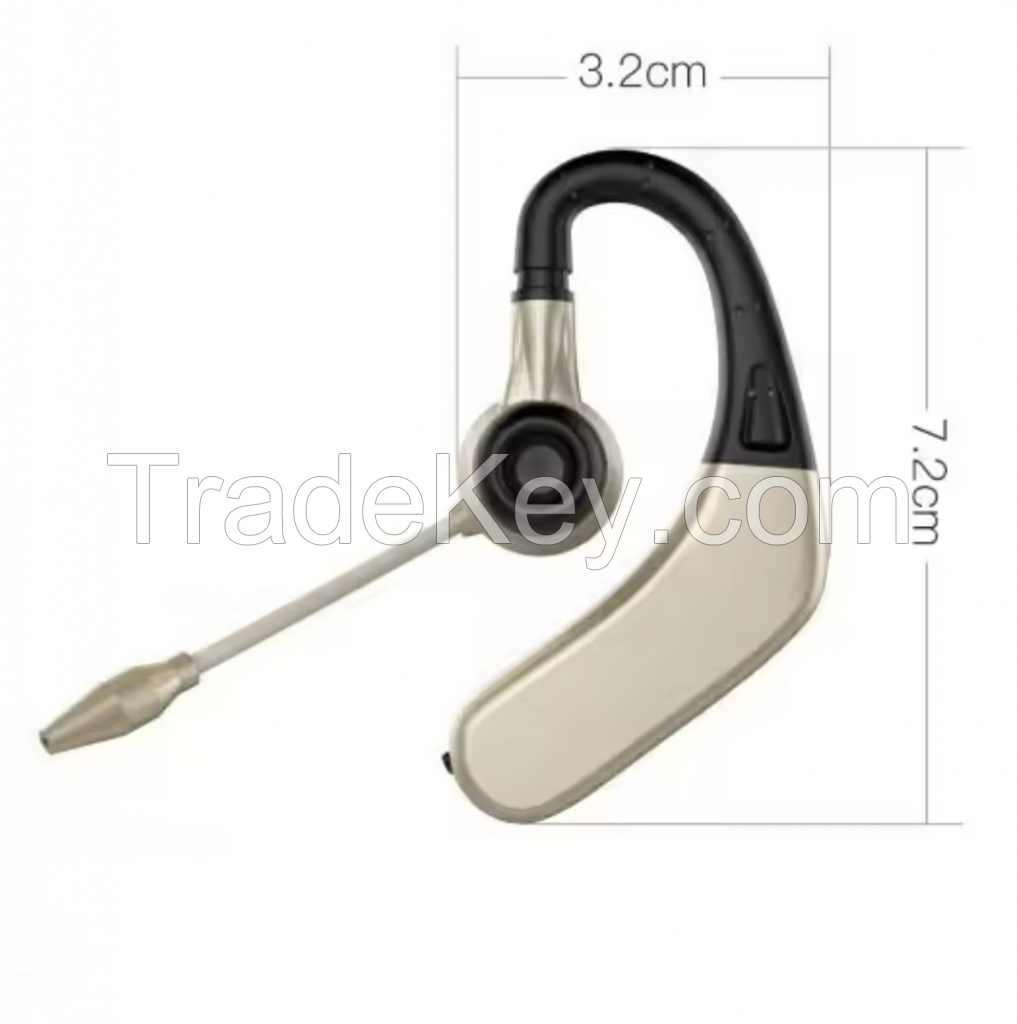 Wireless Bluetooth Single-ear Headset HR waterproof earphones