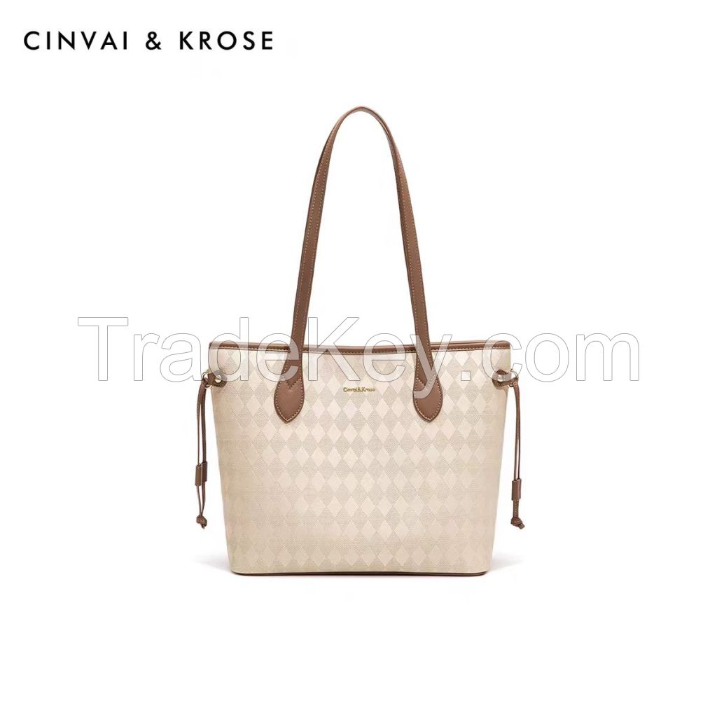 Small c&amp;amp;k Tote Bag for women 2024 new large capacity bag for women Single Shoulder handbag for women commuting bag