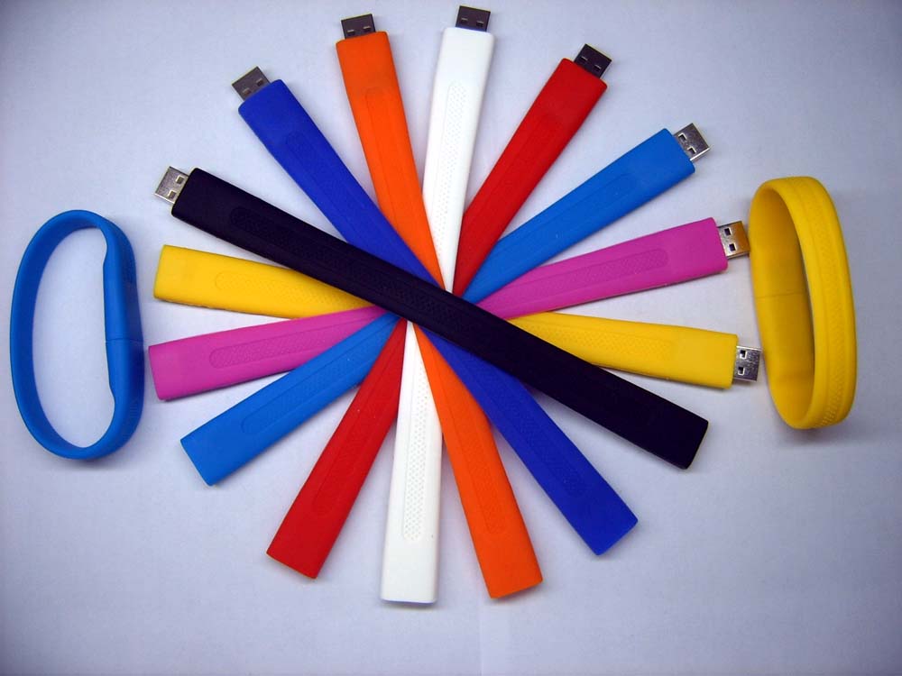 2.0 1GB 2GB 4GB 8GB Silicon Bracelet usb flash drive