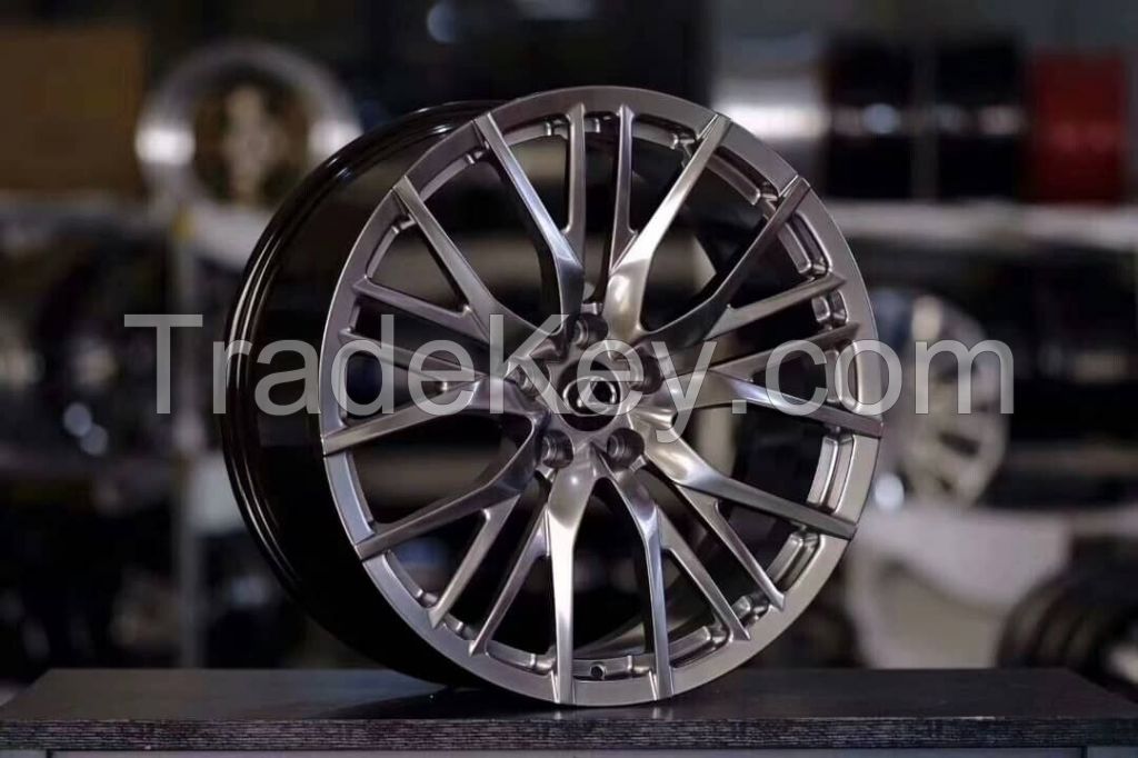 Set (4) Custom 20&#039;&#039; F SPORT LEXUS Forged Wheels IS350 ES350 GS350 RX350 Charcoal