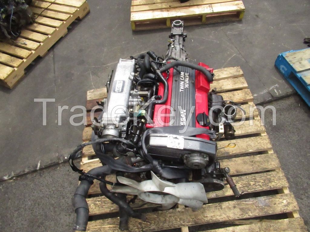 JDM NISSAN SILVIA CA18DET ENGINE 5 SPEED TRANSMISSION CA18 TURBO MOTOR 5MT