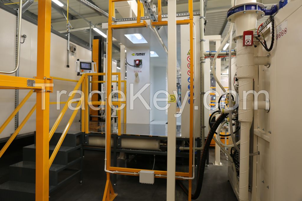 Powder coating line