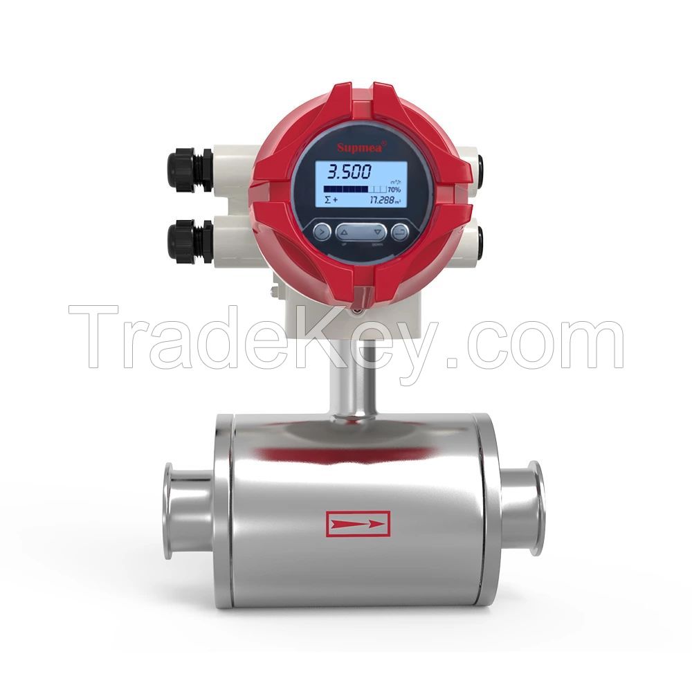 SUP-LDG Sanitary electromagnetic flowmeter for food processing