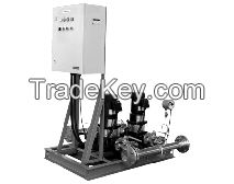 Power frequency water supply unit