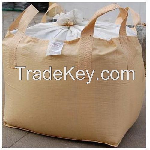 90x90x120cm Cross Corner Loop Fibc Jumbo Bag100% Virgin Polypropylene 500-3000kg Acceptable Customized 5:1