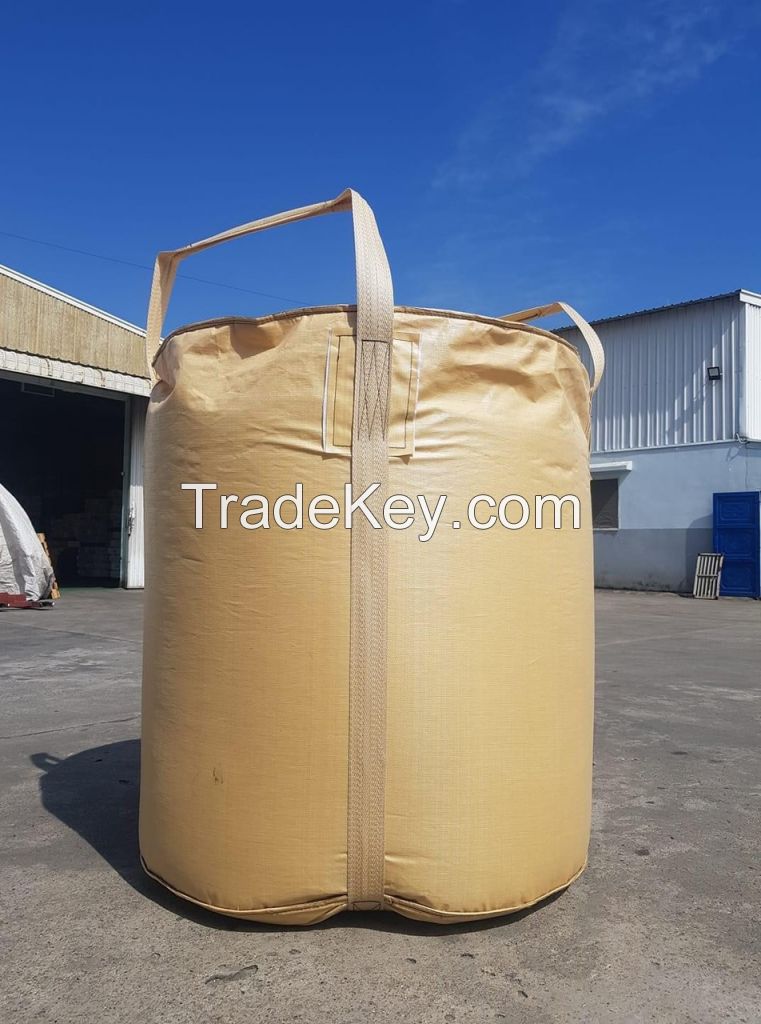 PP Woven Jumbo 1ton 1.5 Ton 2 Ton Big Bag Jumbo Fibc Ton Bags Square Bulk Bag For Construction