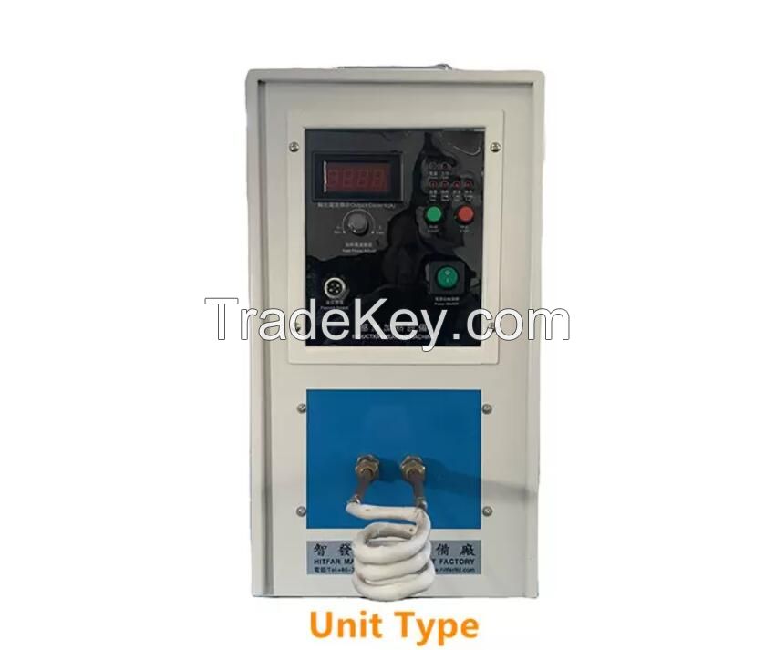 15KW 30-100KHz High Frequency Induction Heating Brazing Machine (Water-cooled Type)