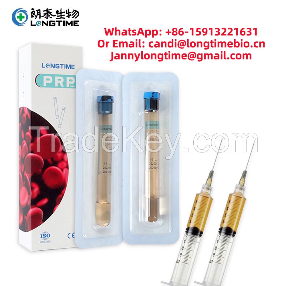 Tube prp avec gel platelet rich plasma collection tubes PRGF prp tubes with sodium citrate