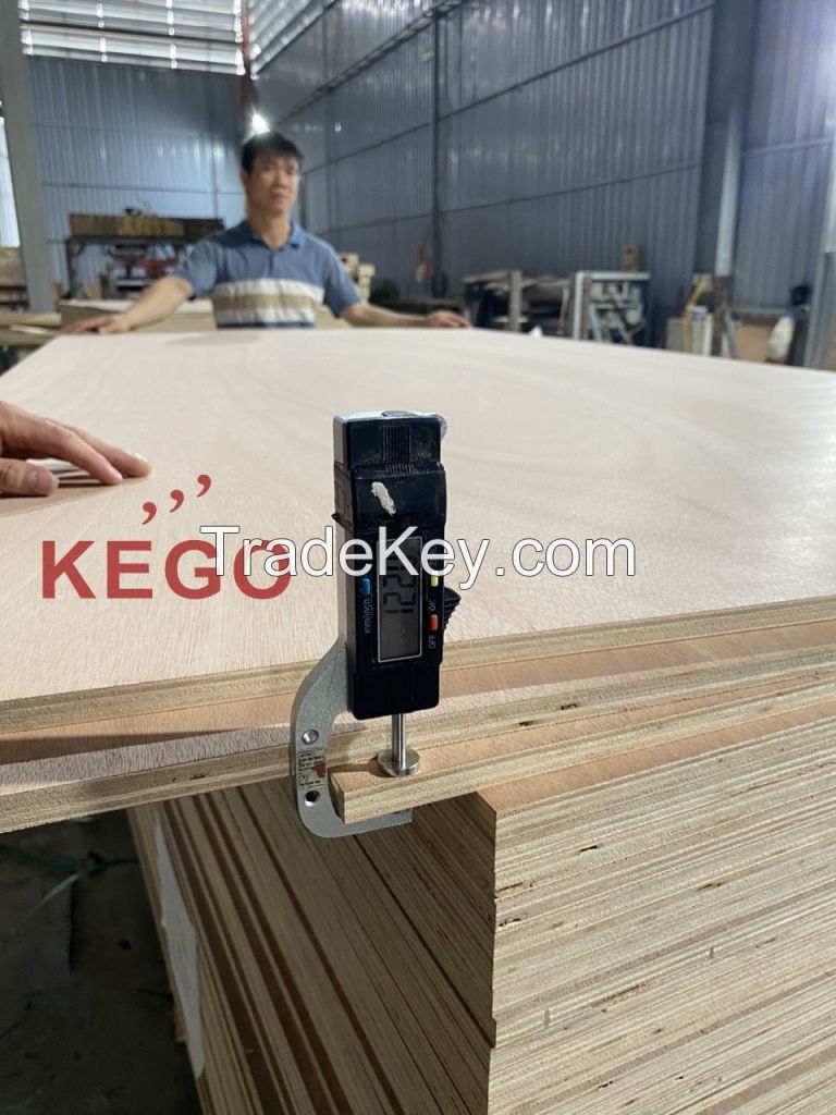 12mm Okoume Faced Commercial Plywood