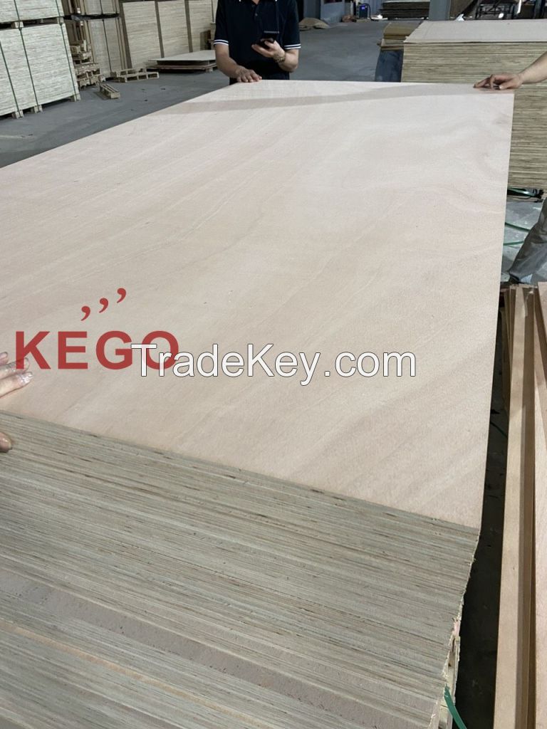 12mm Okoume Faced Commercial Plywood