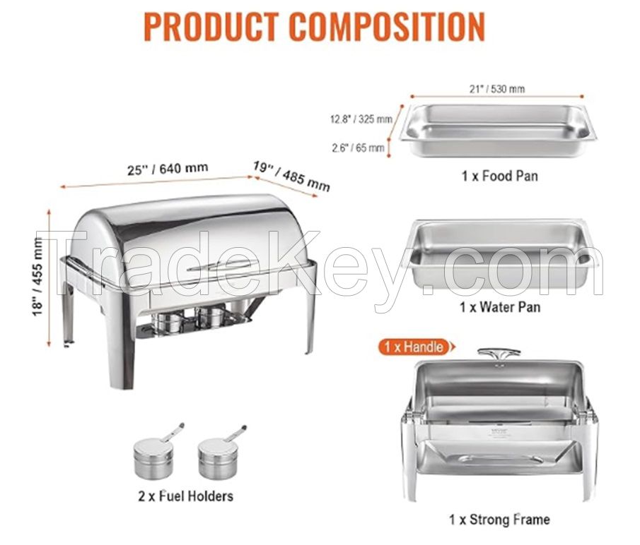 Roll Top Chafing Dish