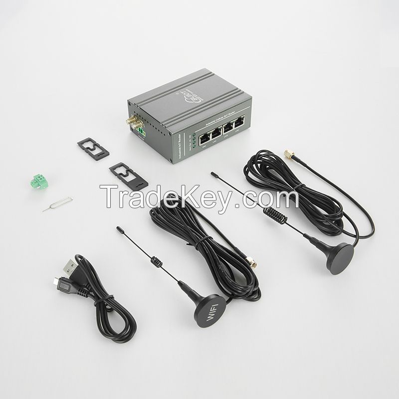 Support Modbus RTU/TCP MQTT Energy Monitoring Terminal with 4AI RS485 Dual SIM 4G