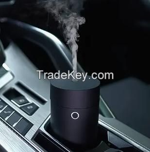 Car Diffuser for Essential Oils, Car Air Fresheners Fragrance Humidifiers, USB Powered Portable Cool Mist Ultrasonic Humidifiers for Car Home Office Bedroom (Plain Black)